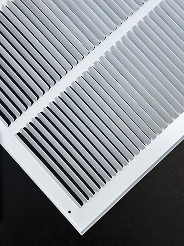 Fits 12x20 Duct Opening Stamped Steel Return Air Grille Vent Cover Grille - Image 5
