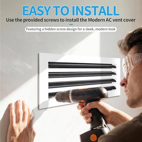 20x8 Modern AC Vent Cover, Decorative Air Vent Register Grille - Image 4