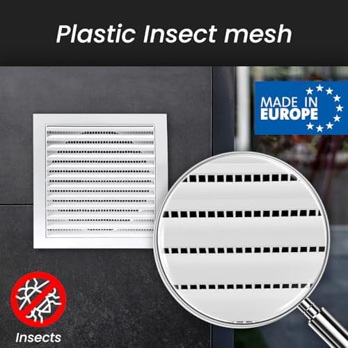 Repa Market 4 Inch White Dryer Vent Hood/Duct Cover - Image 4