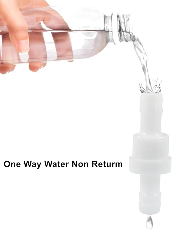 Litoexpe 6 Pcs 3/8" One Way Inline Check Valve | Ozone Resistant, Non-Return - Image 3