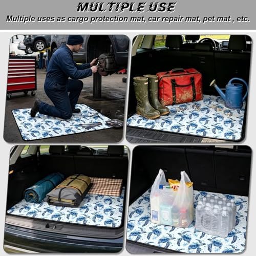 Blue Turtle Heavy Duty Cargo Mat Racing Trunk Mat Universal Waterproof Cargo - Image 3