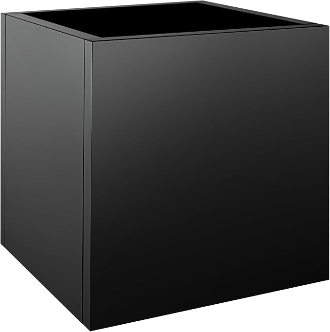 Steel Planter Box 20"x20"x21", Large Square Metal Planter Box | Heavy Duty by Meyoppm
