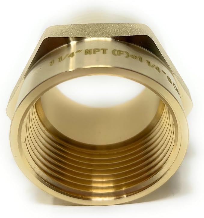 Cascada Lead-Free Brass Adapter, G Thread British BSPP Male to NPT Female) - Image 3