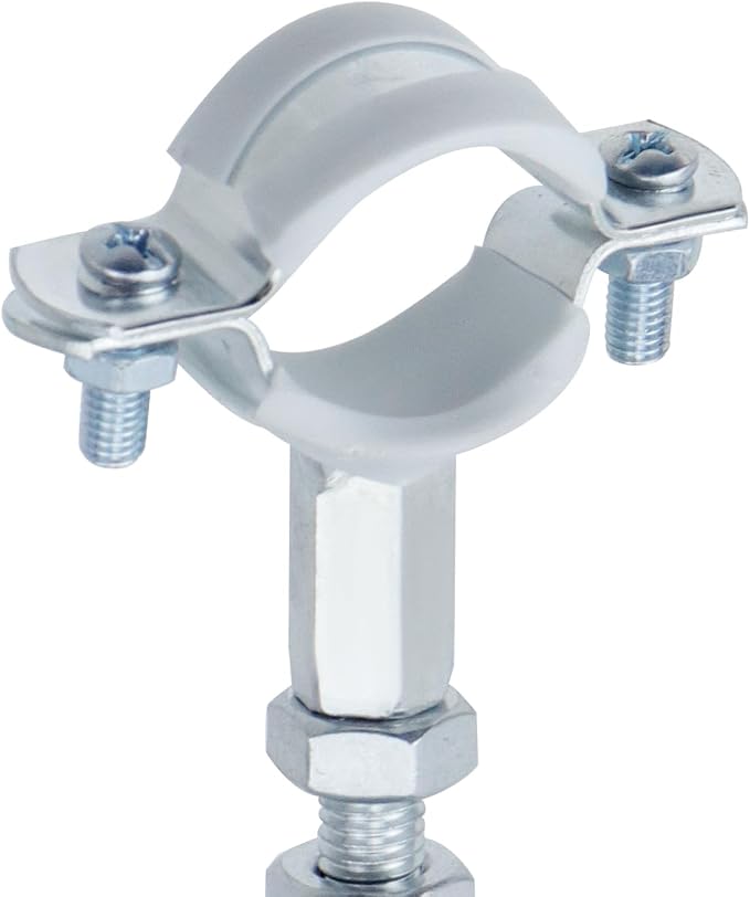 4pcs Wall Mount Pipe Supports 25mm Ceiling Mount Pipe Bracket Clamps Metal Ring - Image 4