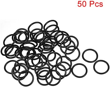 uxcell 50pcs 21x17x2mm Nitrile Rubber O-Rings Metric Sealing Gasket - Image 2