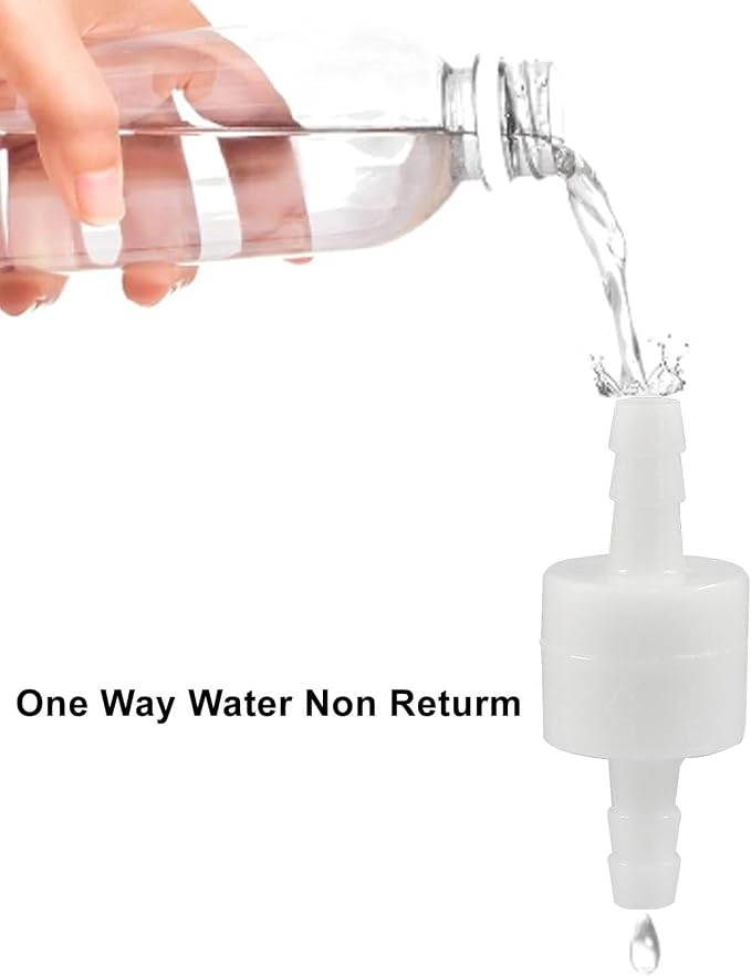 Litoexpe 2 Pcs 1/4" One Way Inline Check Valve | Ozone Resistant, Non-Return - Image 3