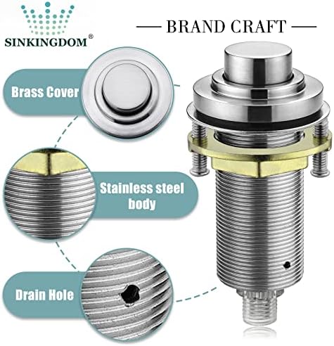 SinkTop Air Switch Kit for Disposal, Dual Outlet - Image 2