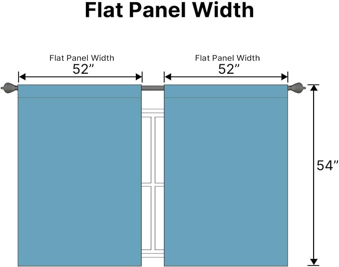 H.VERSAILTEX Blackout Curtains Thermal Insulated Window Treatment Panels Room - Image 7