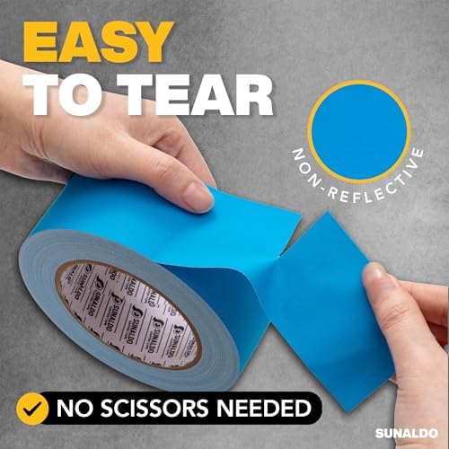 Gaffers Tape Heavy Duty, Easy Rip | Light Blue - Image 5