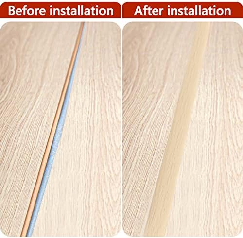 10Ft Floor Transition Strip Self Adhesive Carpet to Tile Floor Edging Trim PVC - Image 4