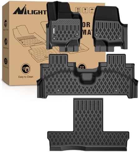 Nilight TPE Floor Mats for Ford Expedition Max by Nilight