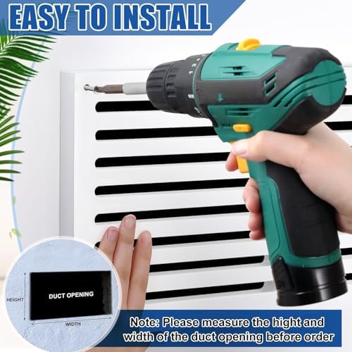 Colingmill 1 Pcs Decorative Return Air Vent Cover 26 x 8.5 x 3/4 Inch White MDF - Image 5