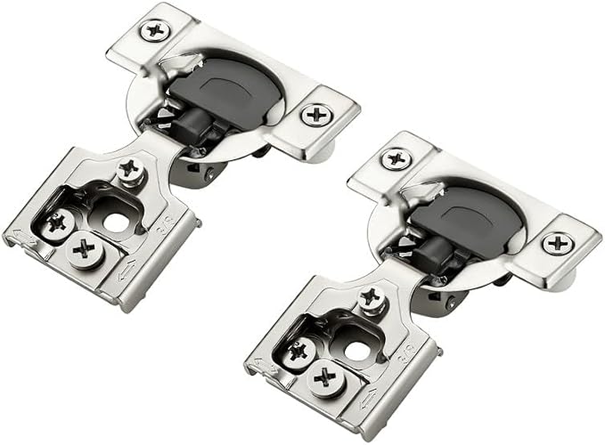 Soft Close Hinges for Kitchen Cabinet Hinges, 3/8 Inch Overlay, 10 Pack | 5 - Image 9