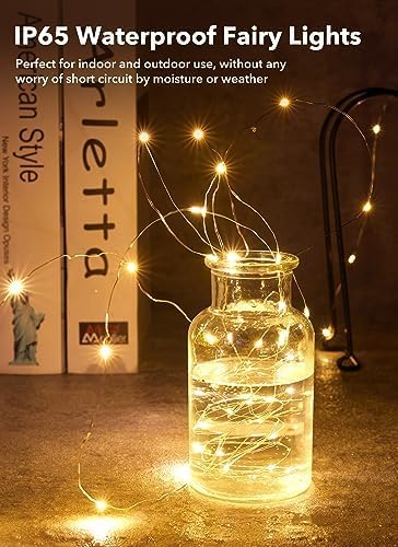 Brightown 12 Pack 7ft Battery Operated LED Fairy Lights - Image 2
