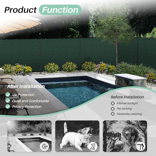 SunnyRoyal 5' x 43' Privacy Fence Screen Panel - Image 6