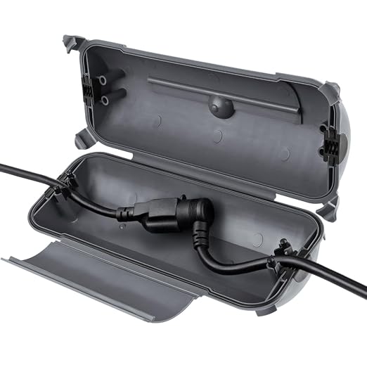 Outdoor Extension Cord Safety Cover, by FLEMOON