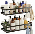 PUSDON 2-Pack Minimalist Shower Caddy Wall Mount, Open Frame Bathroom Shelf by PUSDON