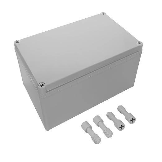IP67 Waterproof Junction Box ABS Plastic Project Box Dustproof Electrical Box by LeMotech