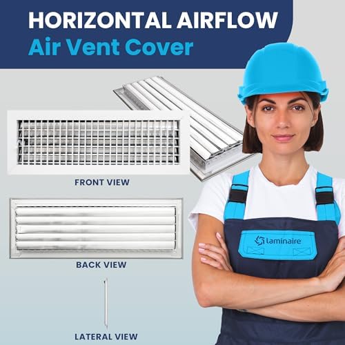 20" x 6" Duct Hole Adjustable Vent Cover - Image 2