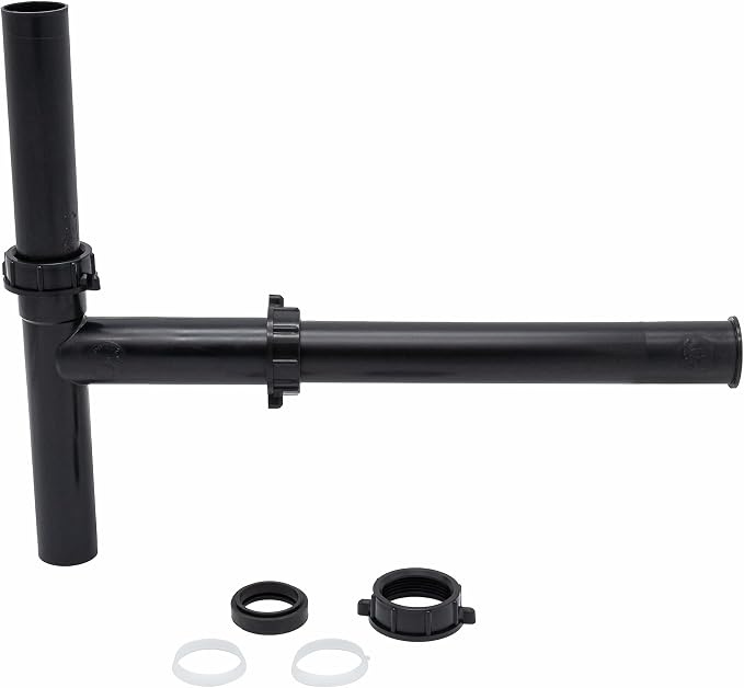Telescopic Disposal Waste Kit, Disposal Connection Washer, and Baffled Tee - Image 2