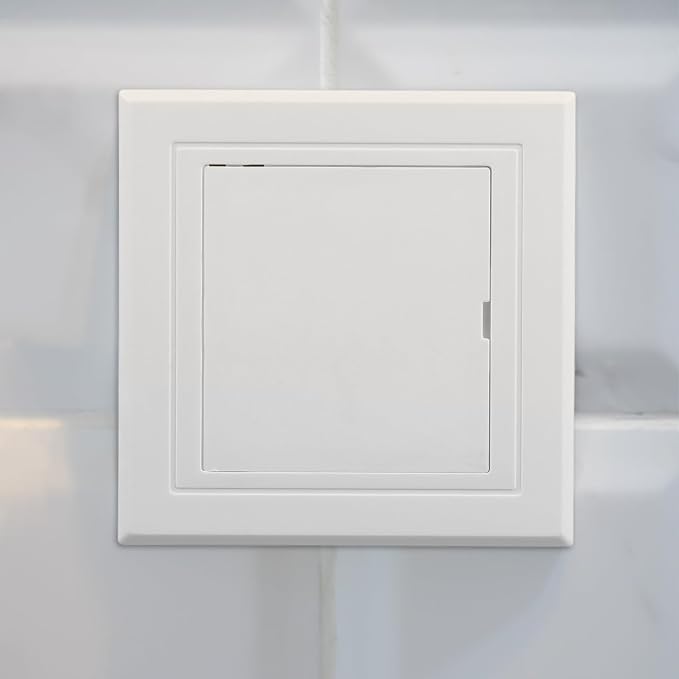 jojofuny Access Panel for Drywall, 3 X 3 Inch PVC Toilet Wall Access Panel - Image 7
