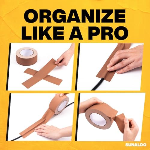 Gaffers Tape Heavy Duty, Easy Rip, No Residue | Brown - Image 2