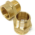 Cascada Lead-Free Brass Adapter, G Thread British BSPP Male to NPT Female |) by CascadaShowers
