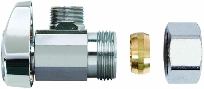 BrassCraft G2CR19L1X 1/2-in Nominal Comp x 3/8-in OD Outlet Chrome Plated Brass - Image 5