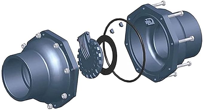ETomey Check Valve, ID 20 25 32 40 50 63 75 90 110 125 160 200mm Sewer Drain - Image 2