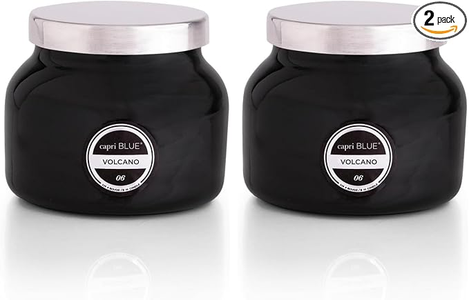 Capri Blue Volcano Scented, Glass Jar Candles by Unknown