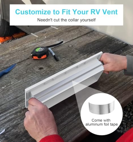Aluminum RV Stove Vent Cover, No-Cutting 1.2"-2.2" Adjustable Depth - Image 6