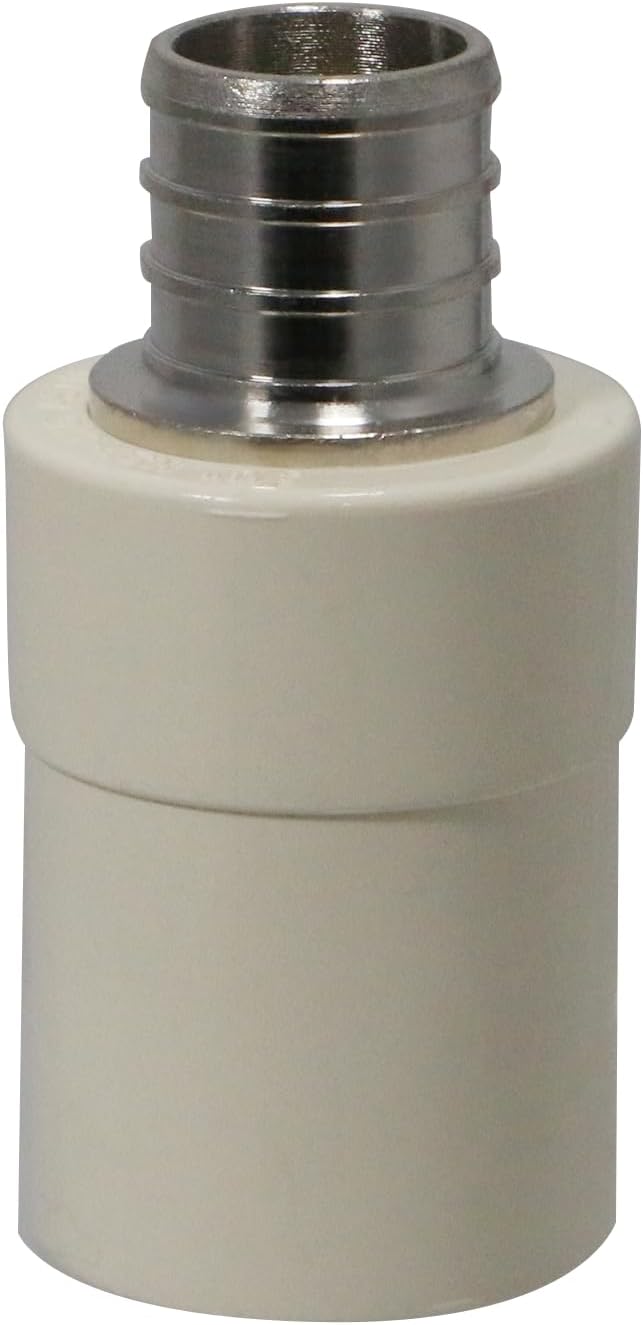 10 Pack XFITTING CPVC to Pex Adapter 3/4 in Pex x 3/4 in CPVC Coupling - Image 2