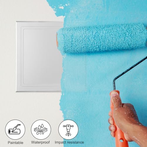 PATIKIL 8x6 inch Self-Adhesive Access Panel, ABS Plumbing Access Doors Easy - Image 5