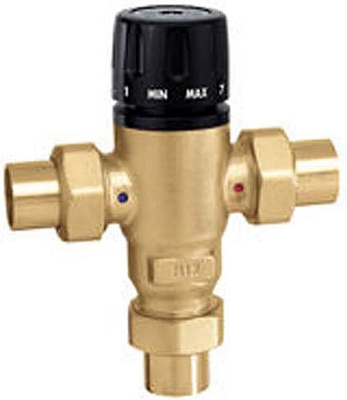 Caleffi 521609A Mixing Cal 3-Way Thermostatic Mixing Valve, Low-Lead Brass by Caleffi