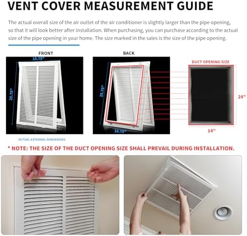 14x24 Return Air Grille Return Vent Cover - Image 6