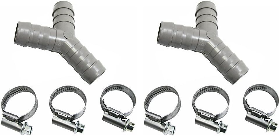 First4Spares Universal Dishwasher Pipe Tube Y Piece Drain Hose Connector And by First4spares
