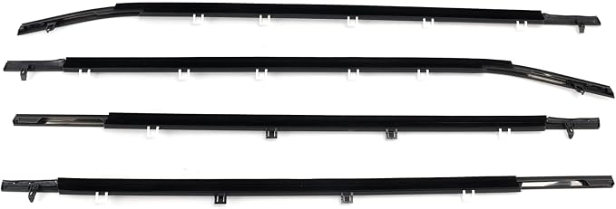 4PCS Door Belt Molding Weatherstrip Seal Kit - Image 6