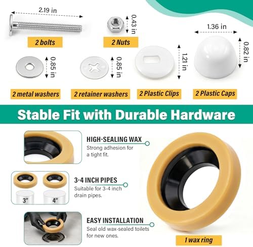 Toilet Wax Ring Replacement Kit - Image 4