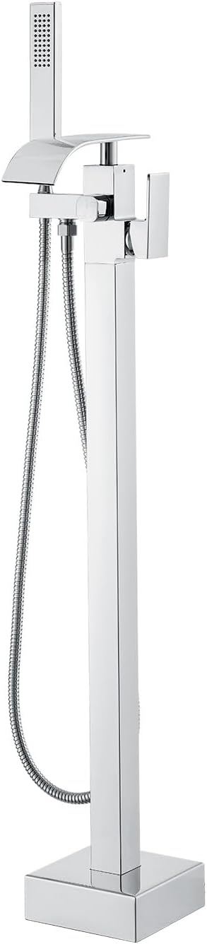 VEVOR Freestanding Bathtub Faucet, Floor Mount, Freestanding Tub Filler by VEVOR