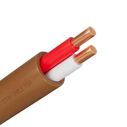 Syston 18/2 Thermostat Doorbell HVAC Heating Control Cable Wire, 100% Solid by SystonCableTechnology