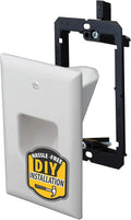DataComm Electronics 1-Gang Recessed Cable Wall Plate by DATACOMM