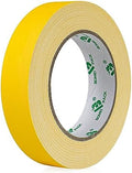 BOMEI PACK Yellow Gaffer Tape, Matte Non-Reflective, 1inch x 30yds No Residue by BOMEIPACK