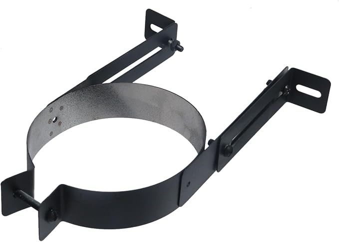 Antrader Chimney Pipe Support Bracket, Chimney Bracket 125mm/4.92 inch Diameter by Antrader