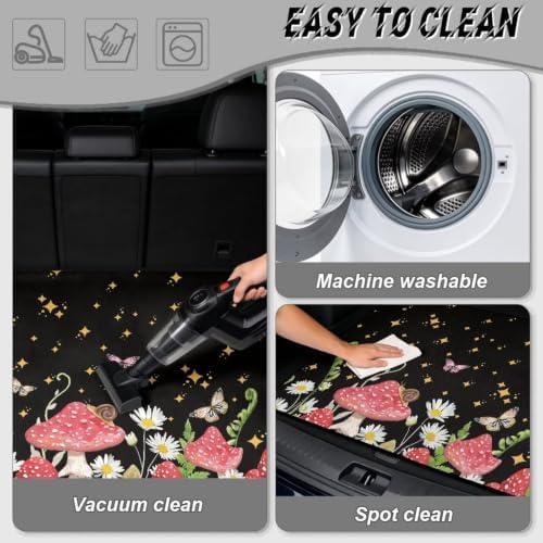 ELEQIN Mushroom Butterfly Car Trunk Mat - Image 5