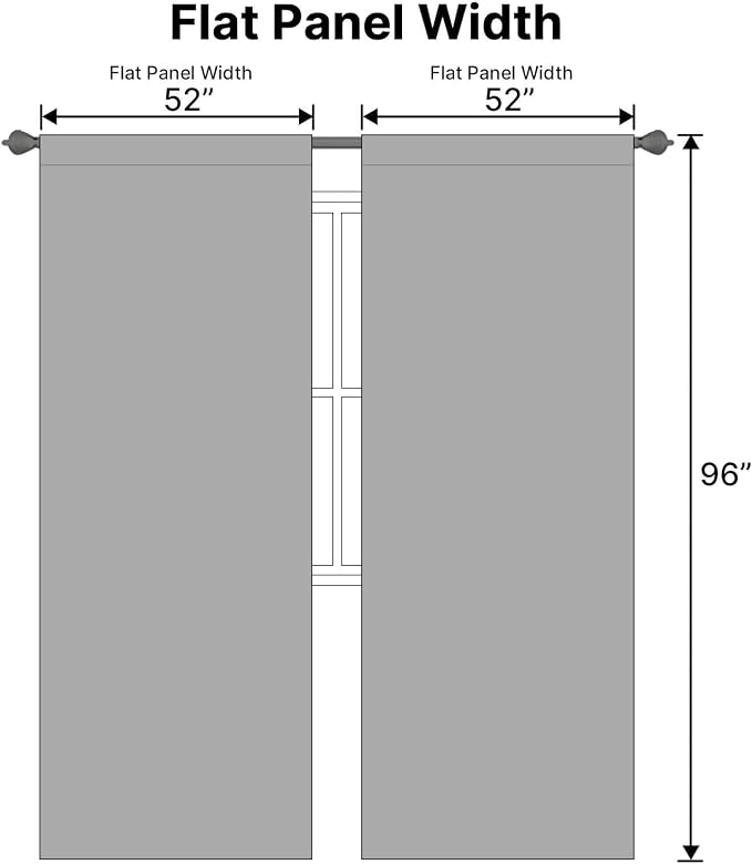 H.VERSAILTEX Blackout Curtains Thermal Insulated Window Treatment Panels Room - Image 7