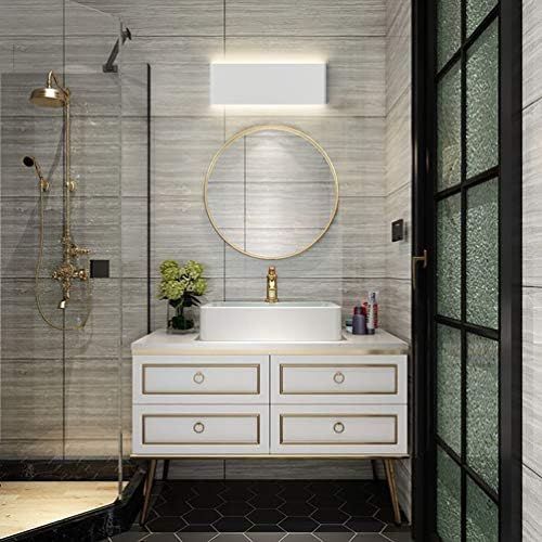 Aipsun 15.75in Matte White Modern Vanity Light Up and Down LED Vanity Light - Image 3
