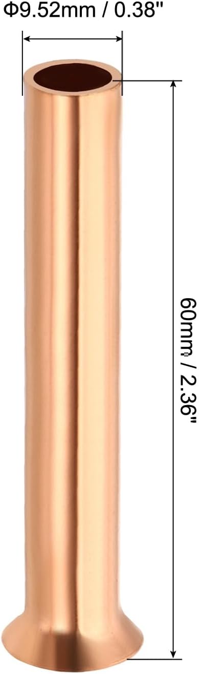 PATIKIL 3/8" OD Copper Flare Tube Fitting - Image 2