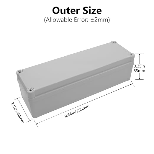 IP67 Waterproof Junction Box ABS Plastic Project Box Dustproof Electrical Box - Image 2