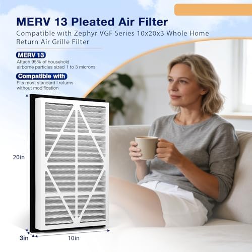 2Pack 10x20x3 MERV13 air Filter Replacement - Image 2
