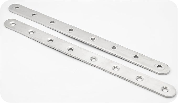 9.6 Inch Stainless Steel Straight Brace, Flat Straight Support, Repair Fixed - Image 3